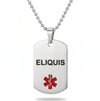 Medical Alert Dog Tag Necklace