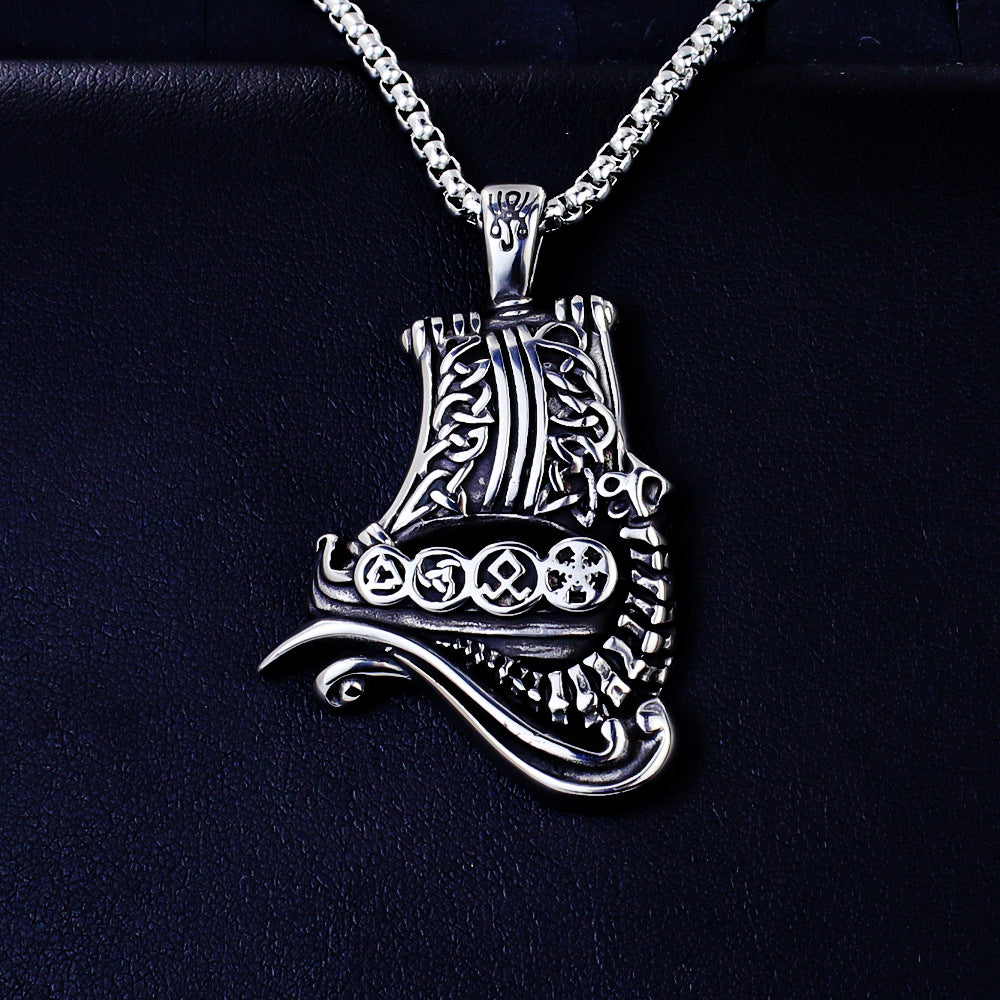 Men's Gothic Pendant Chain Necklace