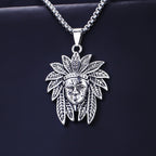 Men's Gothic Pendant Chain Necklace