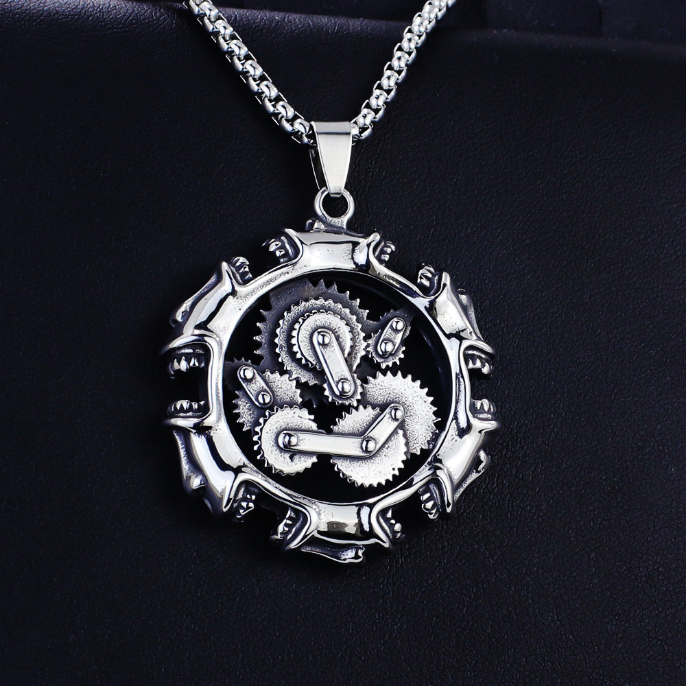 Men's Gothic Pendant Chain Necklace