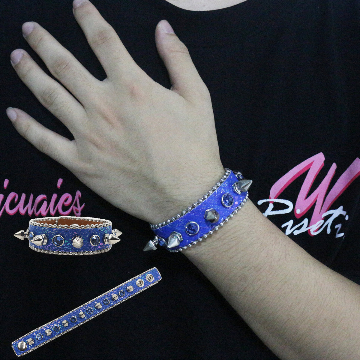 Punk Spiked Stud Bracelet