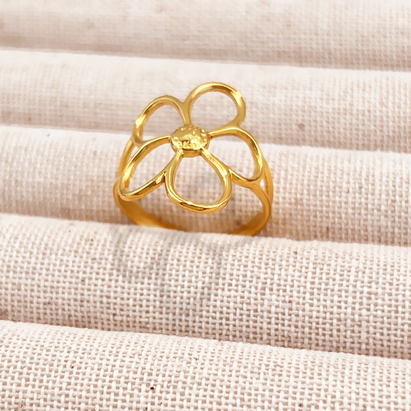 Gold-Tone Adjustable Open Ring