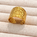 Gold-Tone Adjustable Open Ring