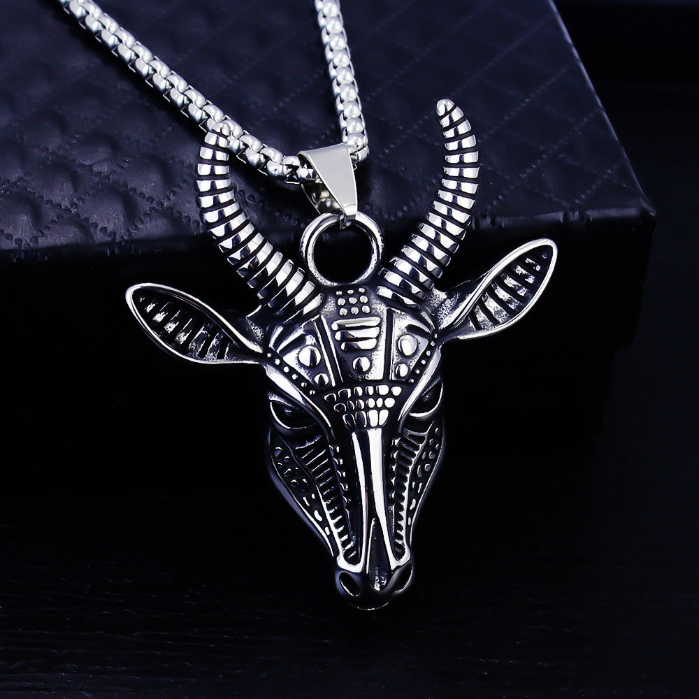 Men's Gothic Pendant Chain Necklace