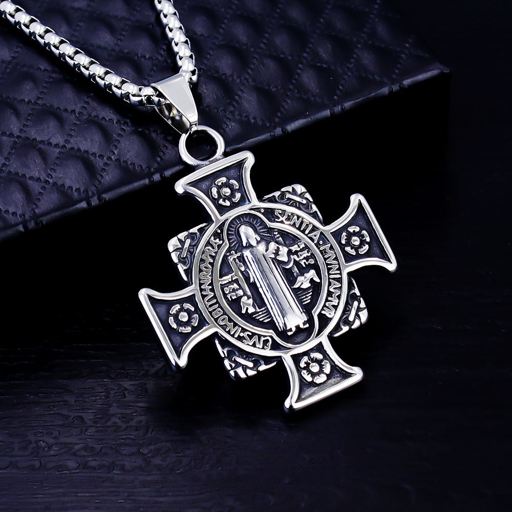 Men's Gothic Pendant Chain Necklace