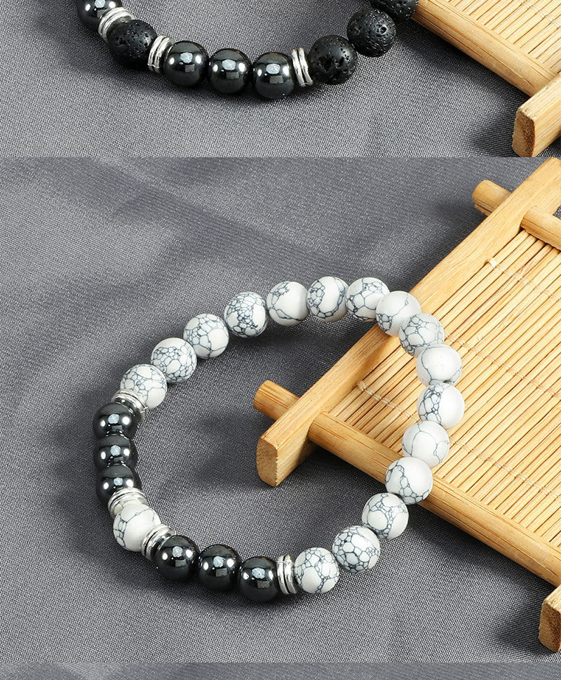 Natural Stone Bead Bracelet