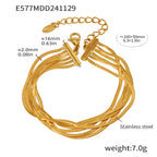 Multi-Layer Snake Chain Bracelet