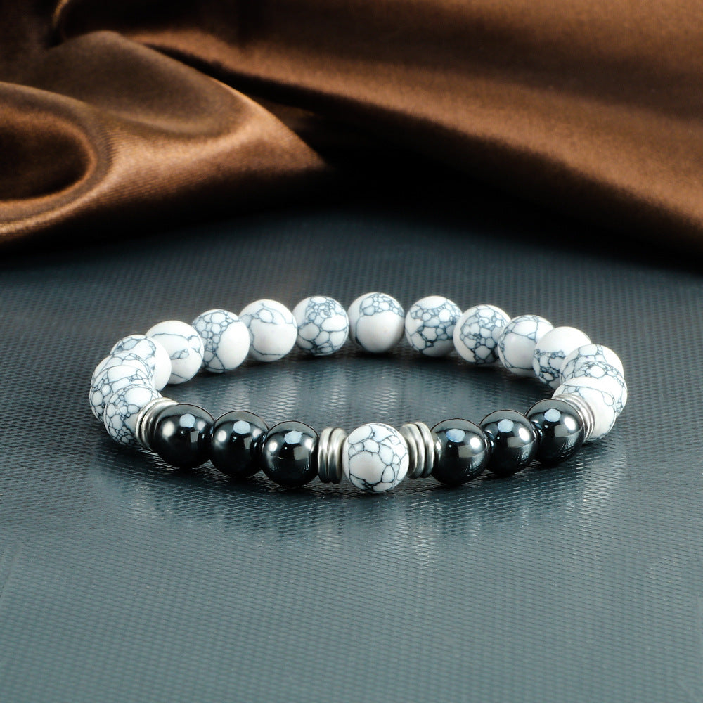Natural Stone Bead Bracelet