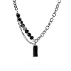 Men's Spliced Chain Pendant Necklace