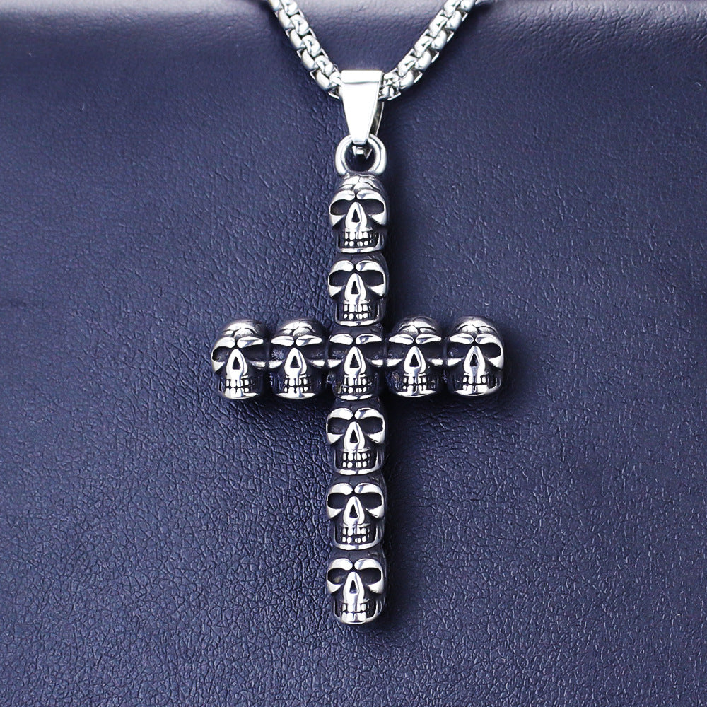 Men's Gothic Pendant Chain Necklace