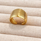 Gold-Tone Adjustable Open Ring