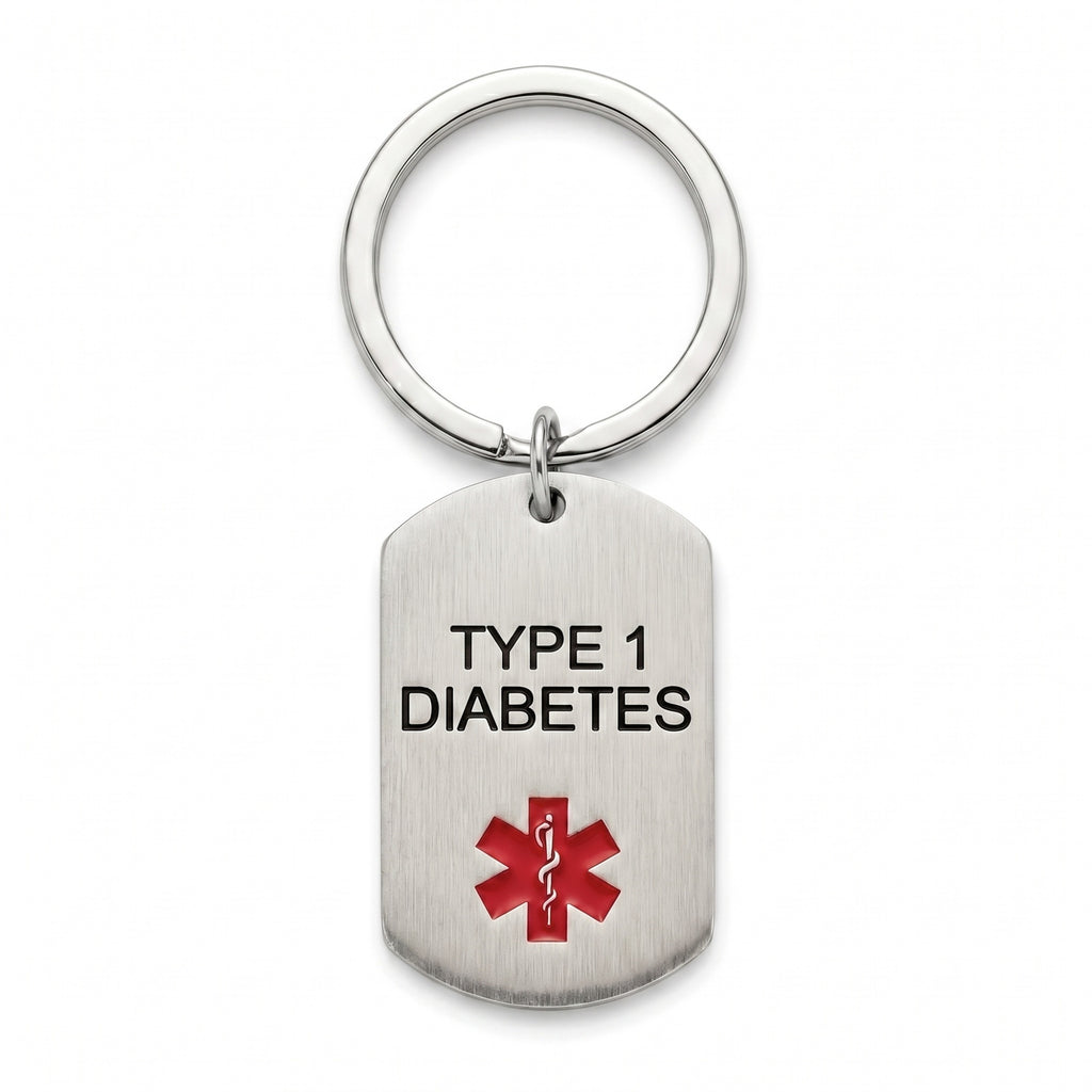 Medical Alert Dog Tag Necklace