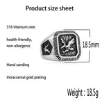 Men's Eagle Signet Ring
