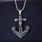 Men's Gothic Pendant Chain Necklace