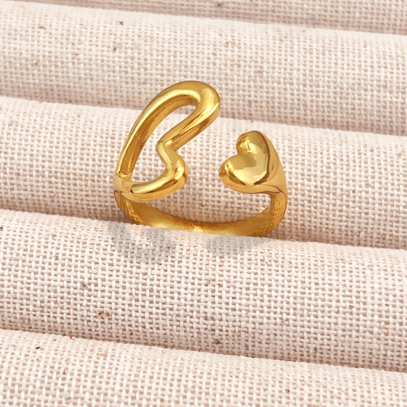 Gold-Tone Adjustable Open Ring