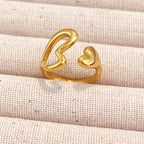 Gold-Tone Adjustable Open Ring