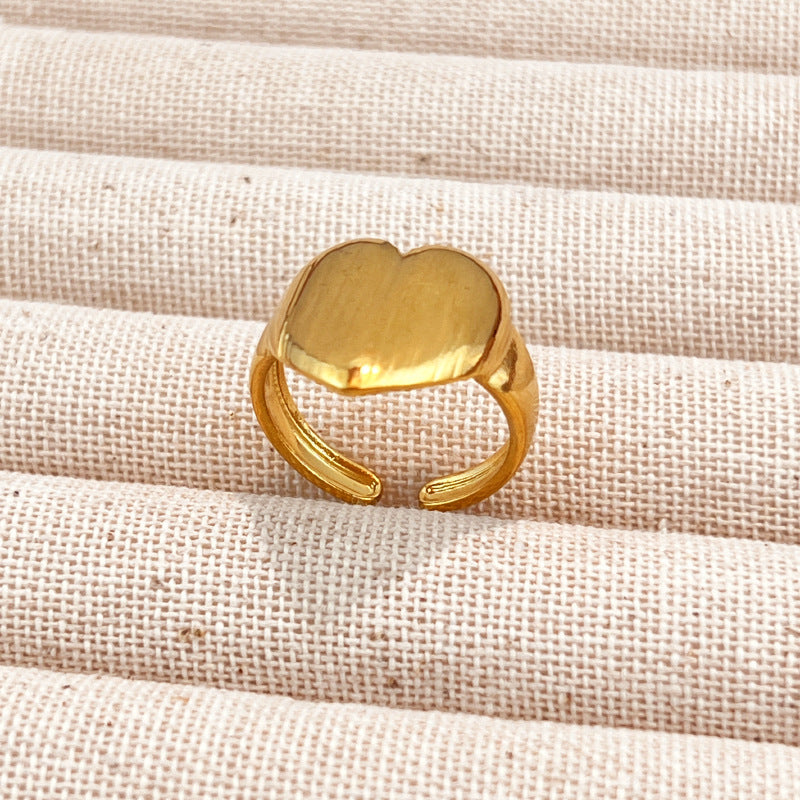 Gold-Tone Adjustable Open Ring