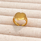 Gold-Tone Adjustable Open Ring