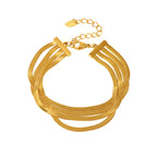 Multi-Layer Snake Chain Bracelet