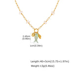 Seashell Charm Paperclip Necklace
