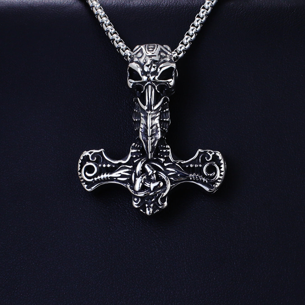 Men's Gothic Pendant Chain Necklace