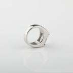 Square Zircon Solitaire Ring