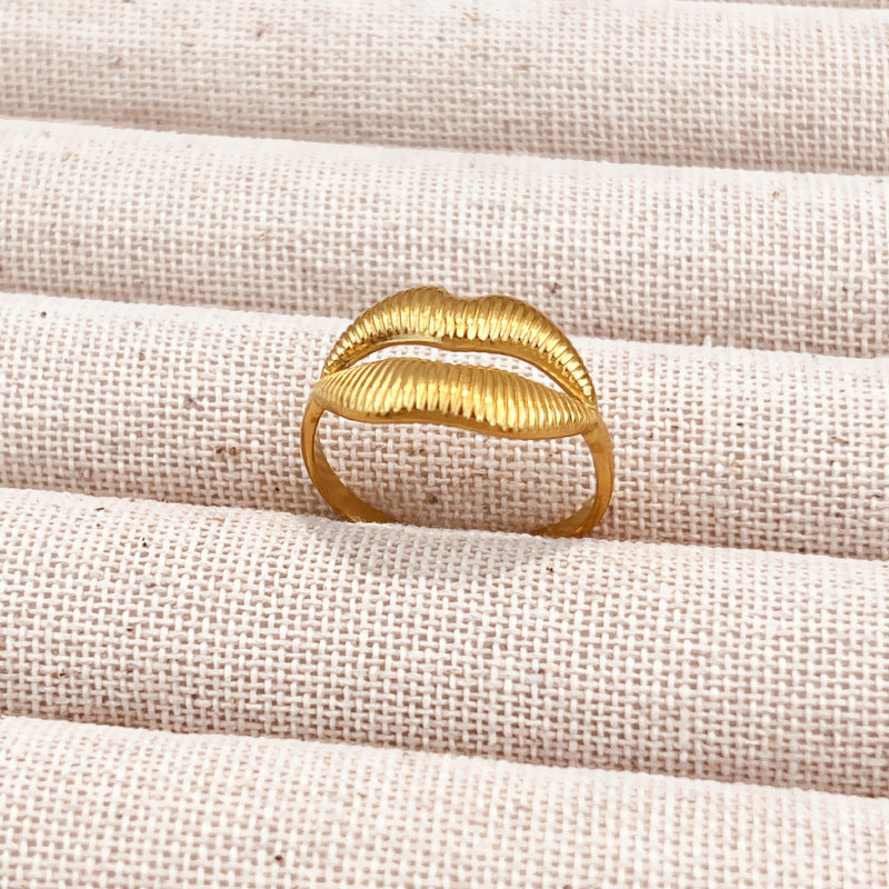 Gold-Tone Adjustable Open Ring