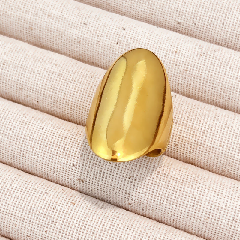 Gold-Tone Adjustable Open Ring