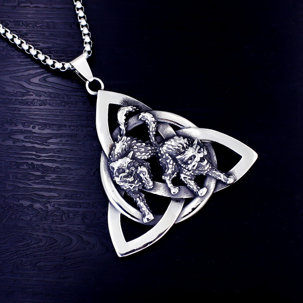 Men's Gothic Pendant Chain Necklace