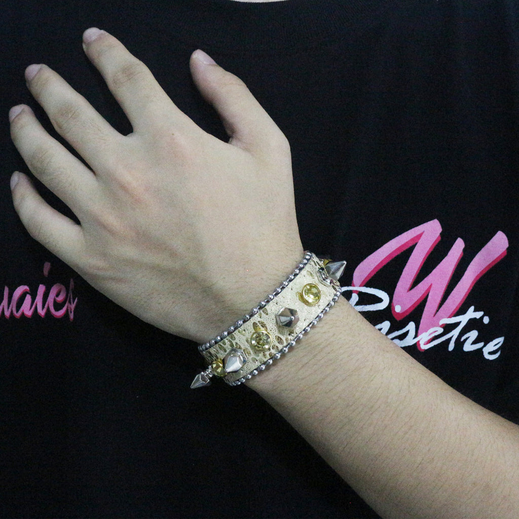 Punk Spiked Stud Bracelet