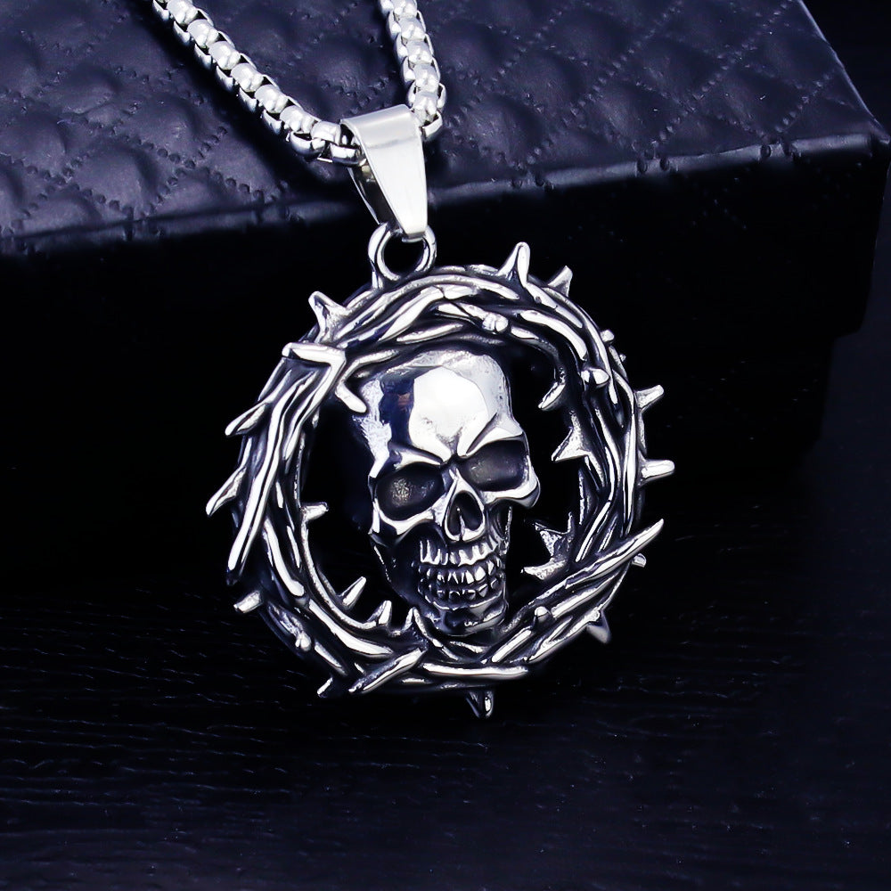 Men's Gothic Pendant Chain Necklace