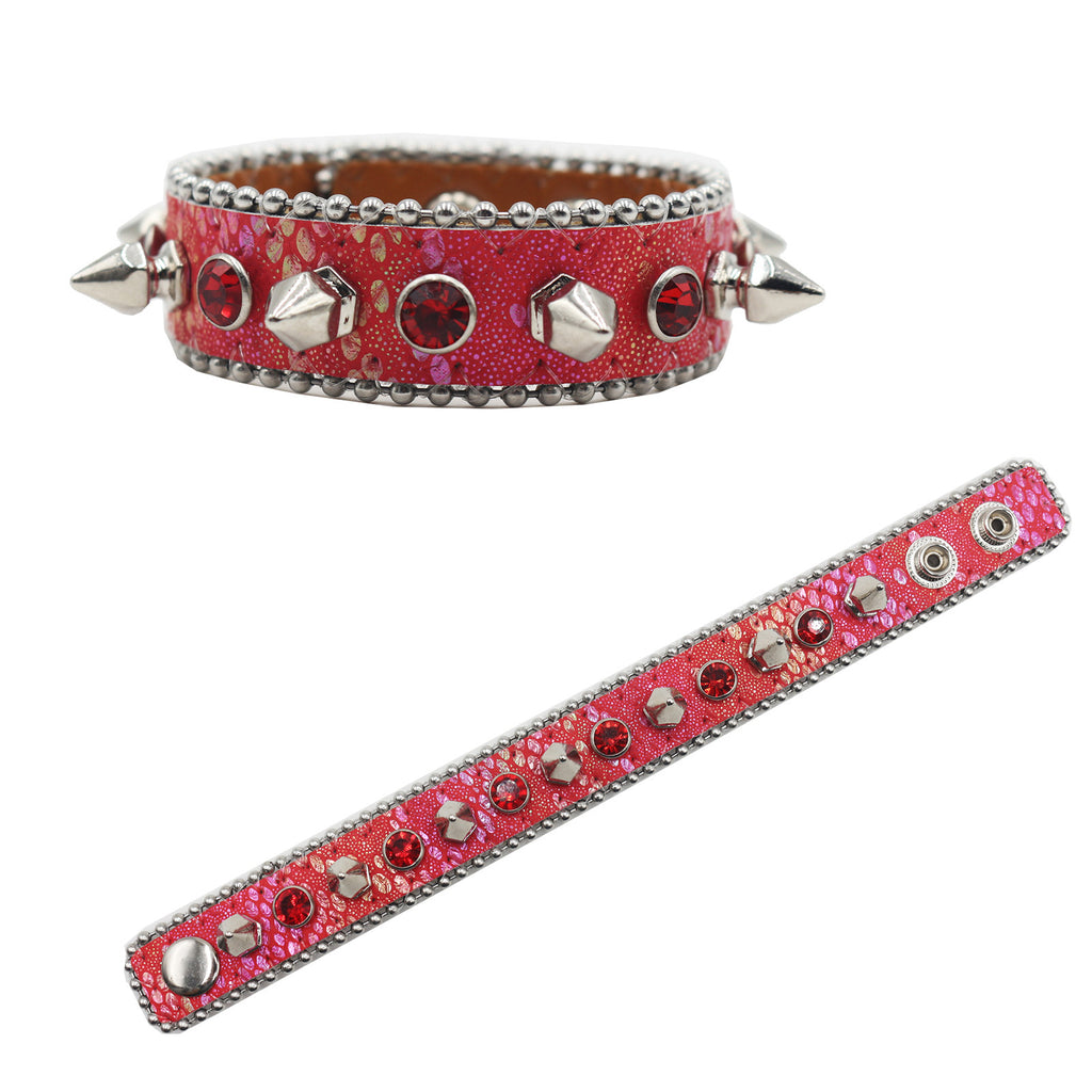 Punk Spiked Stud Bracelet