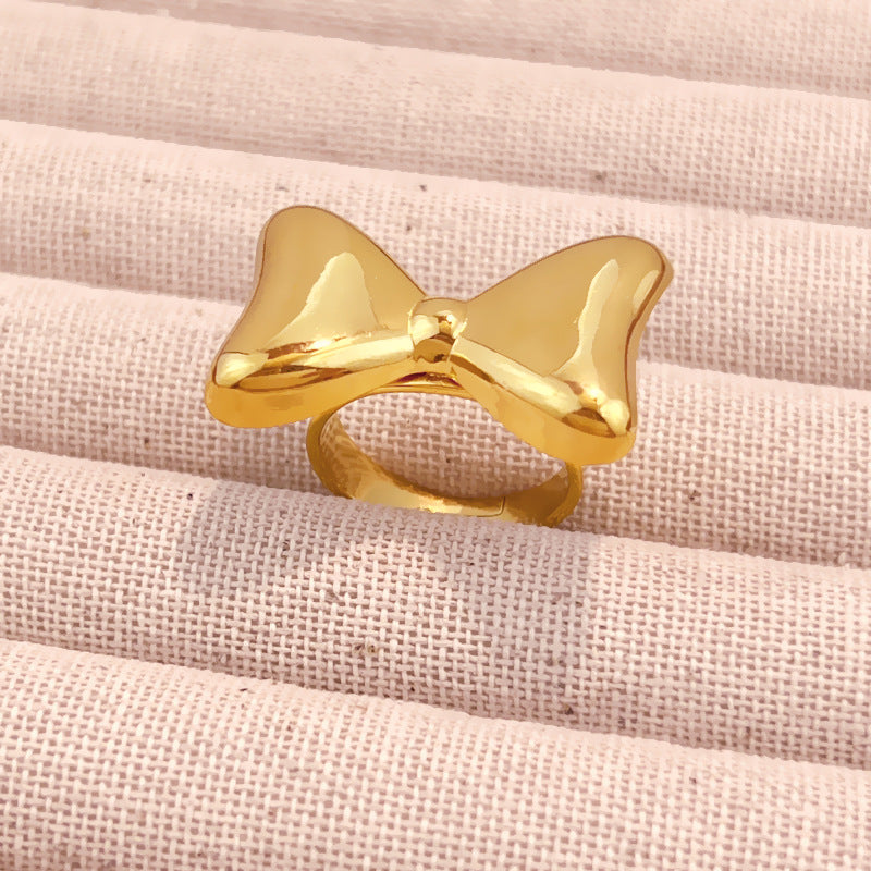Gold-Tone Adjustable Open Ring