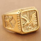 Men's Eagle Signet Ring