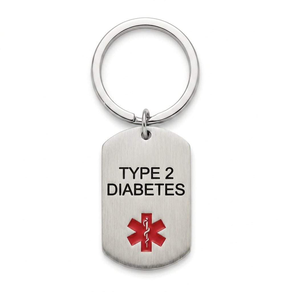 Medical Alert Dog Tag Necklace