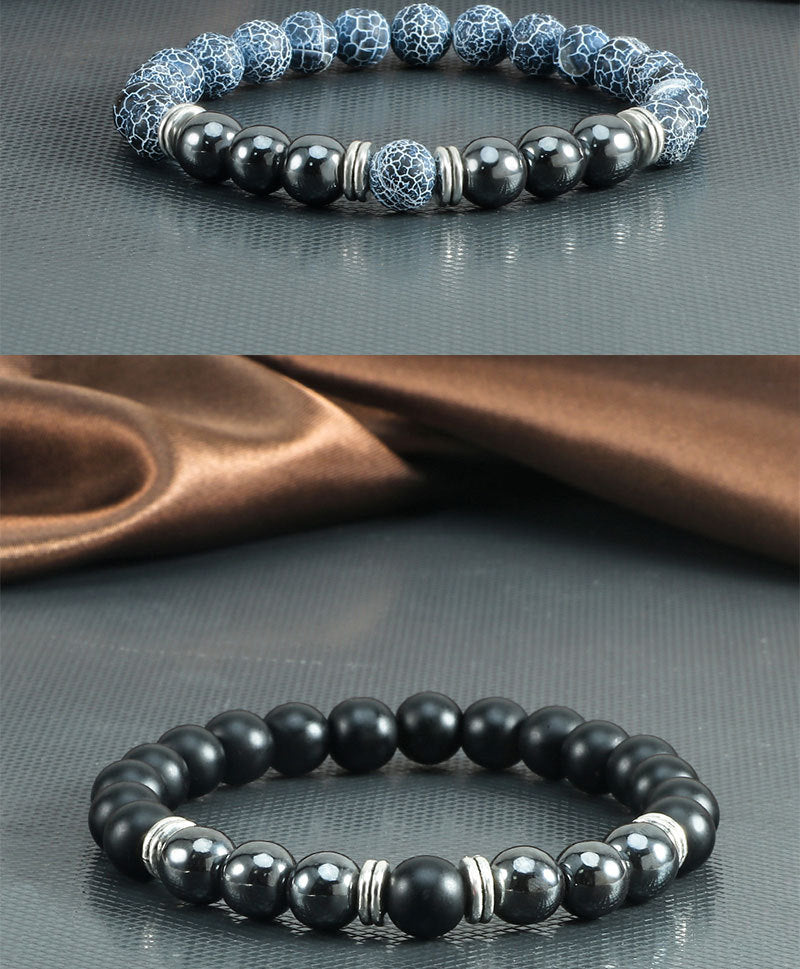 Natural Stone Bead Bracelet