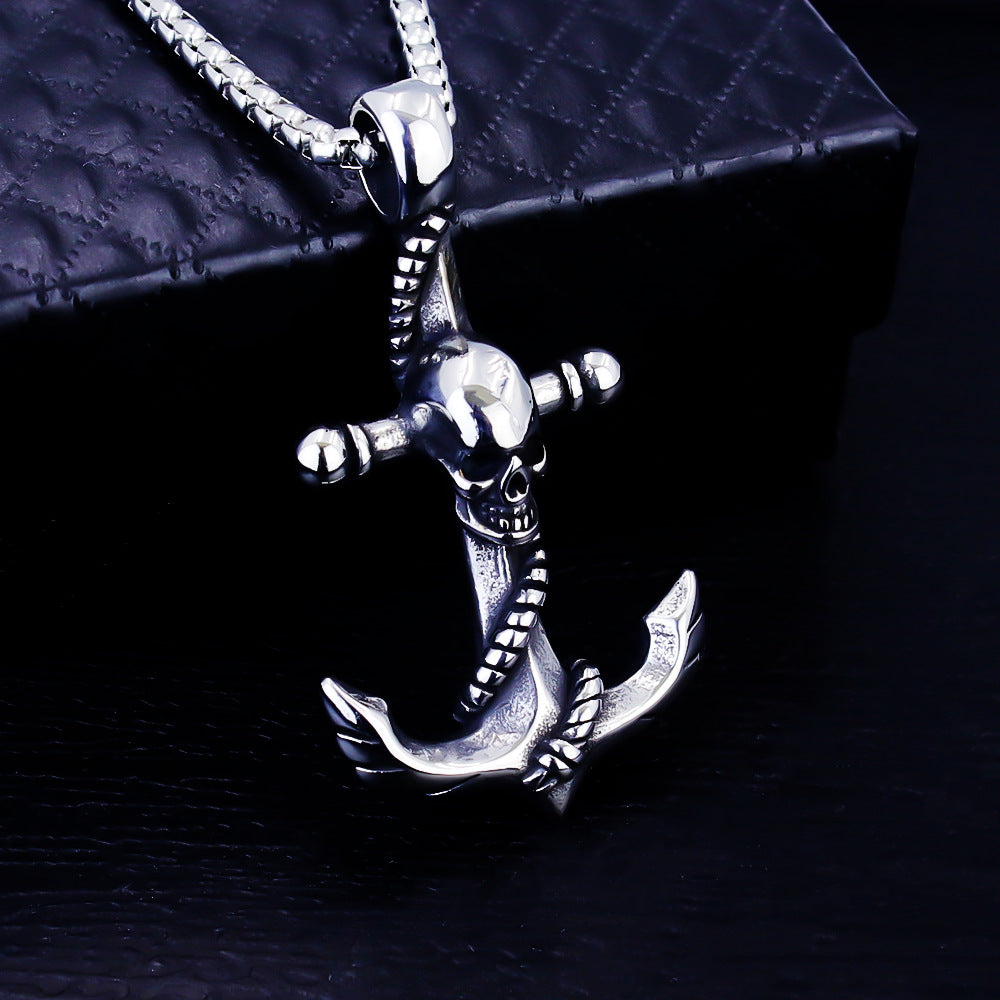 Men's Gothic Pendant Chain Necklace