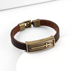 Men's Vintage Cross Bracelet
