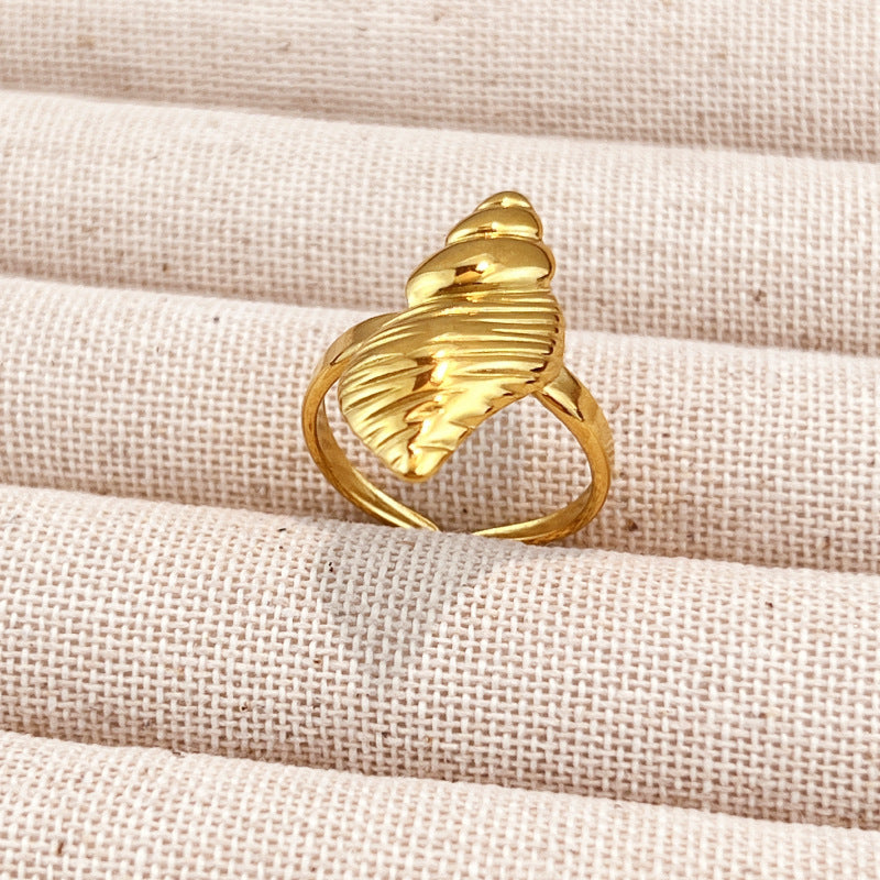 Gold-Tone Adjustable Open Ring