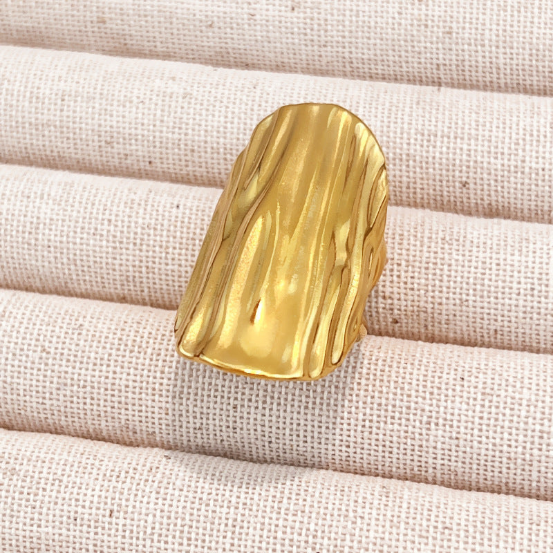 Gold-Tone Adjustable Open Ring