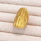Gold-Tone Adjustable Open Ring