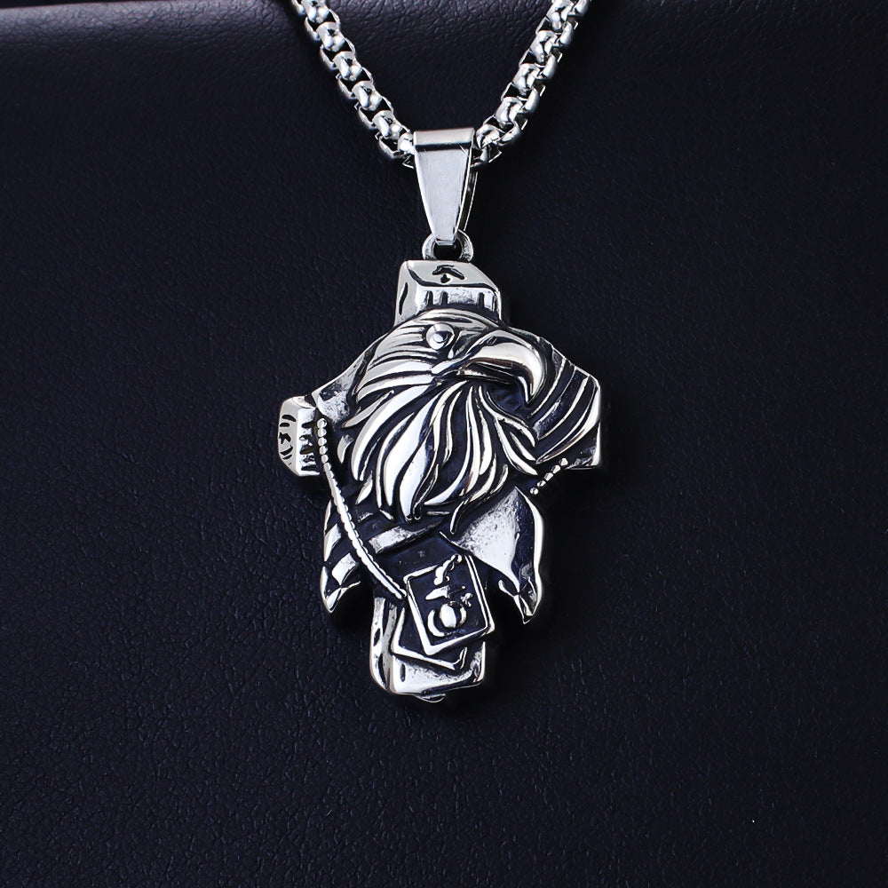 Men's Gothic Pendant Chain Necklace