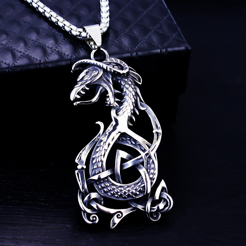 Men's Gothic Pendant Chain Necklace