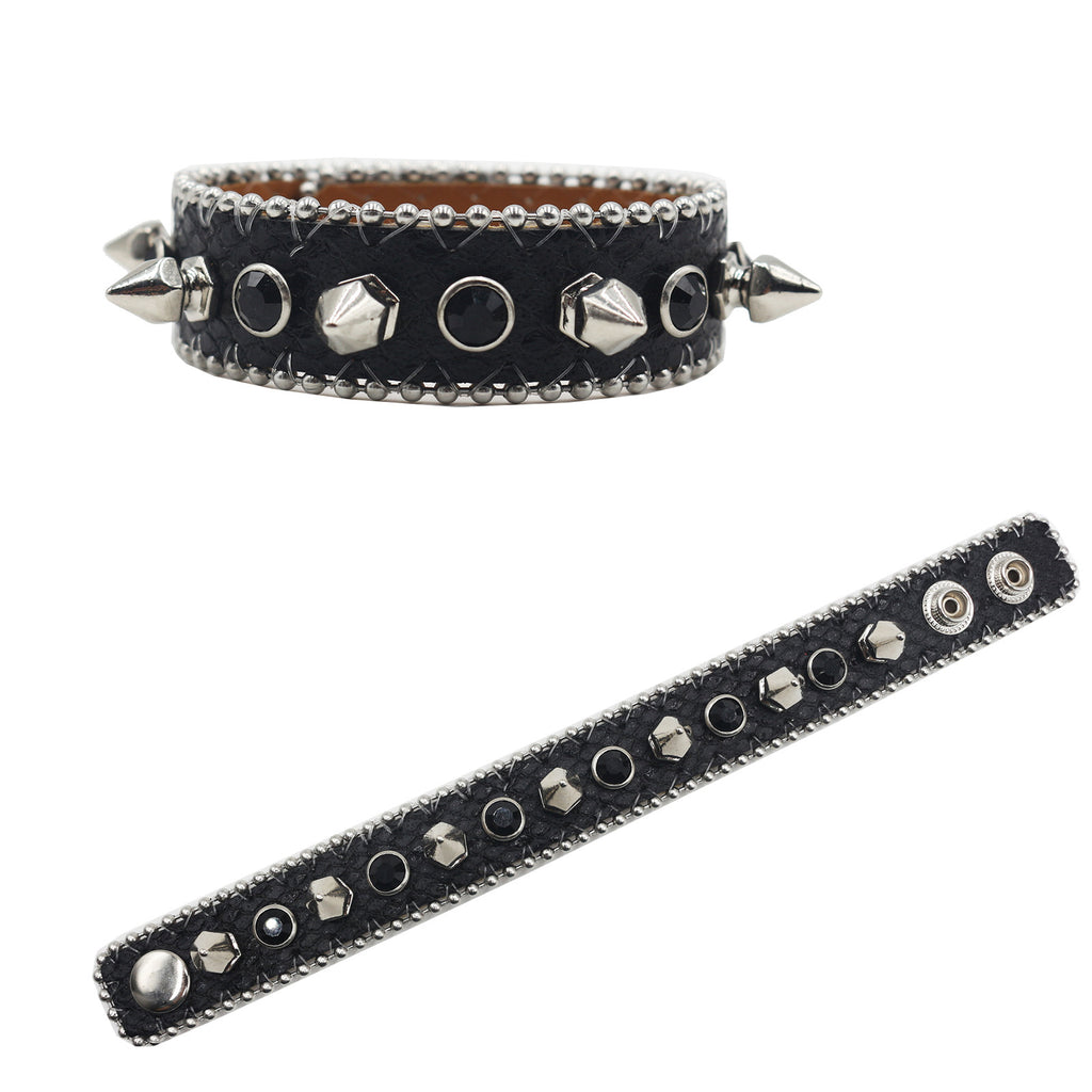 Punk Spiked Stud Bracelet