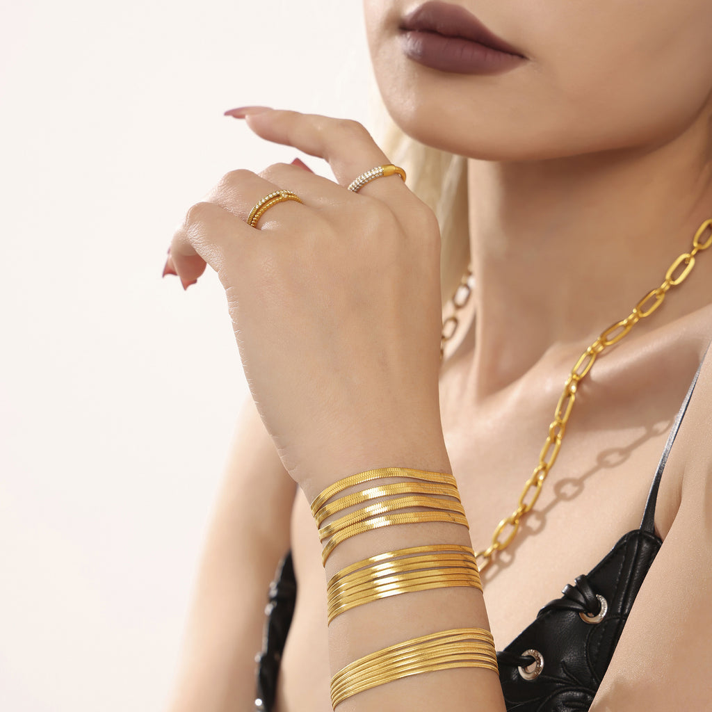 Multi-Layer Snake Chain Bracelet
