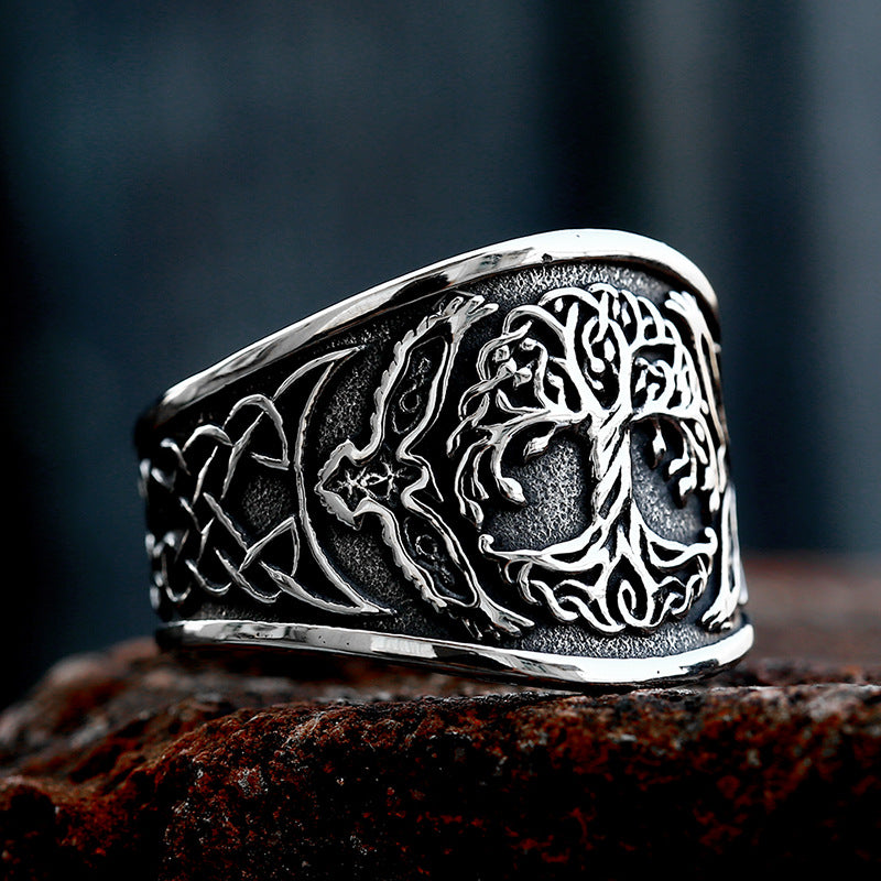 Men's Gothic Statement Ring