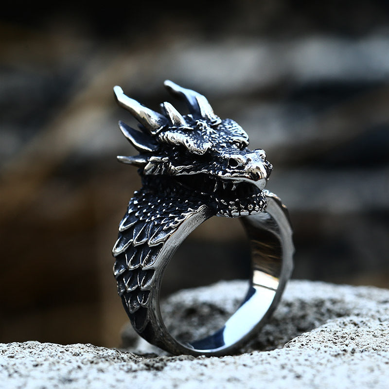 Men's Gothic Statement Ring