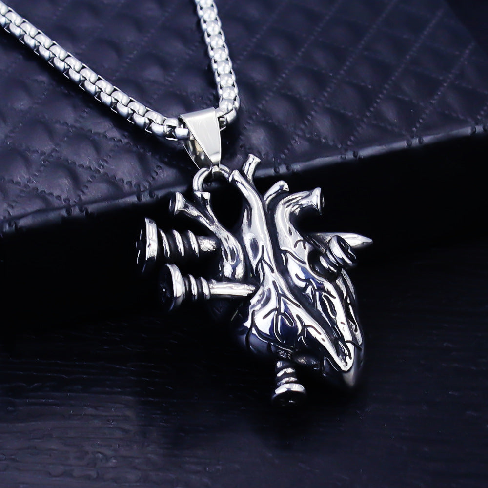 Men's Gothic Pendant Chain Necklace