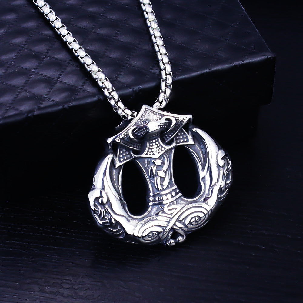 Men's Gothic Pendant Chain Necklace